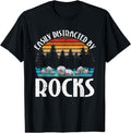 [100% Cotton]Easily Distracted By Rocks Rock Collector Geology Geologist T-Shirt Hoodie, Sweatshirt | GrindPrints.com