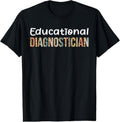 100% Cotton Educational Diagnostician Teacher Leopard Back To School T-Shirt Hoodie, Sweatshirt | GrindPrints.com
