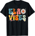 100% Cotton English Teacher - Ela Vibes Teacher  First Day Of School T-Shirt Hoodie, Sweatshirt | GrindPrints.com