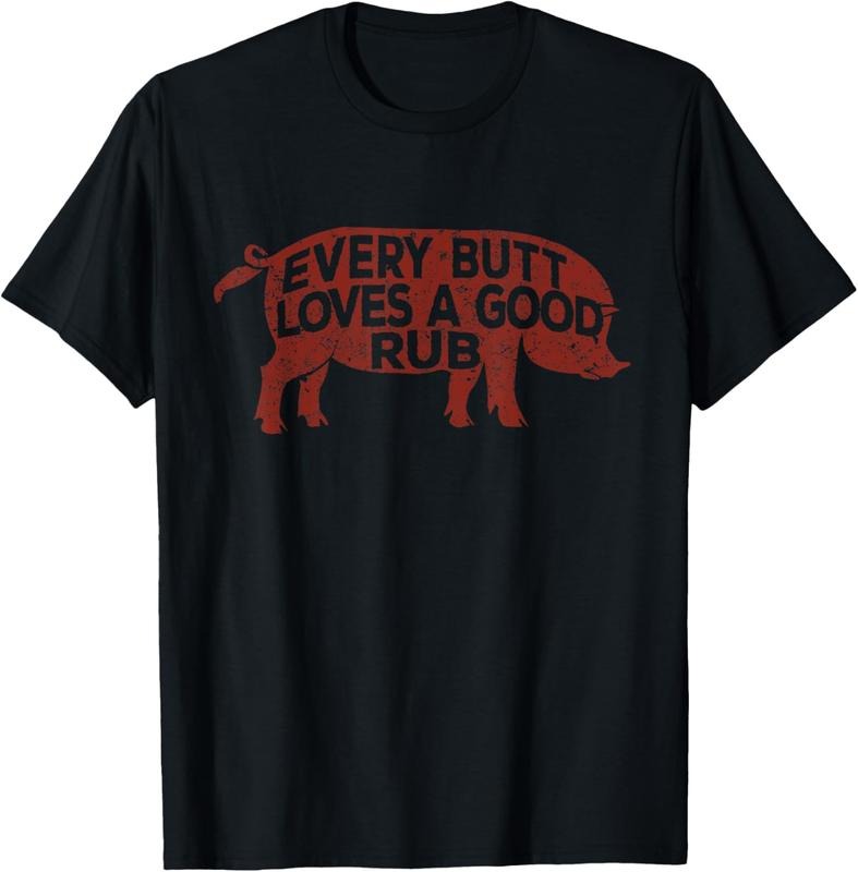 100% Cotton Every Butt Loves Good Rub Meat Smoking Shirt BBQ T-Shirts, Hoodie, Sweatshirt