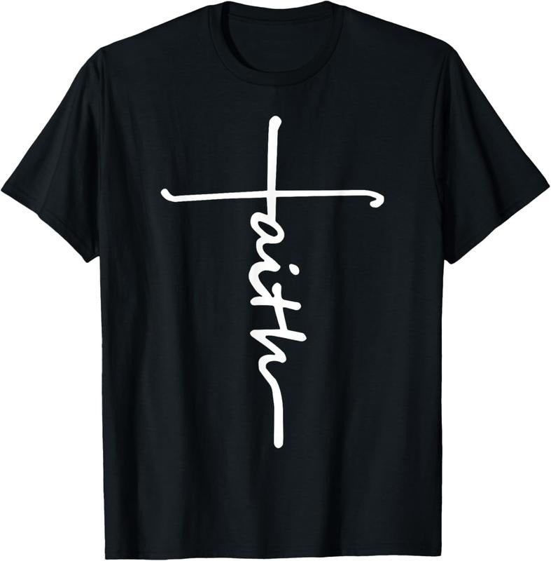 100% Cotton Faith Cross Quotes Christian Lion Luke for Men Women  T-Shirt Hoodie, Sweatshirt | GrindPrints.com