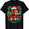 100% Cotton Family Christmas 2024 Christmas Squad Xmas Matching Pajamas T-Shirt Hoodie, Sweatshirt | GrindPrints.com