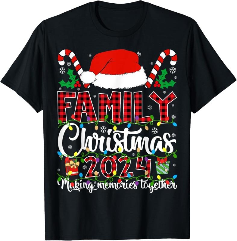 100% Cotton Family Christmas 2024 Matching Squad Santa Women Men T-Shirt Hoodie, Sweatshirt | GrindPrints.com