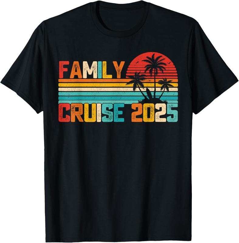 100% Cotton Family Cruise 2025 Beach Matching Summer Vacation T-Shirt Hoodie, Sweatshirt | GrindPrints.com