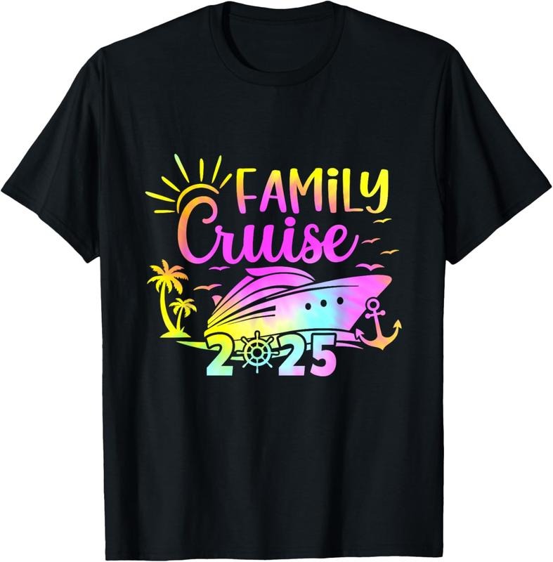 100% Cotton Family Cruise 2025 Family Vacation Matching for Cruise 2025 T-Shirt Hoodie, Sweatshirt | GrindPrints.com