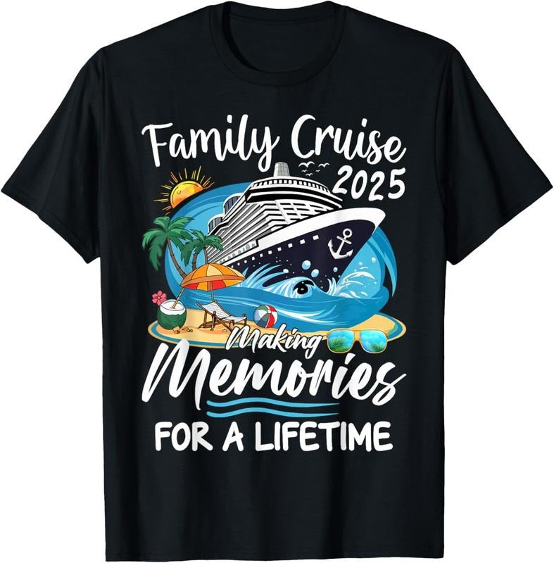 100% Cotton Family Cruise 2025 Vacation Family Reunion Cruise Ship Party T-Shirt Hoodie, Sweatshirt | GrindPrints.com