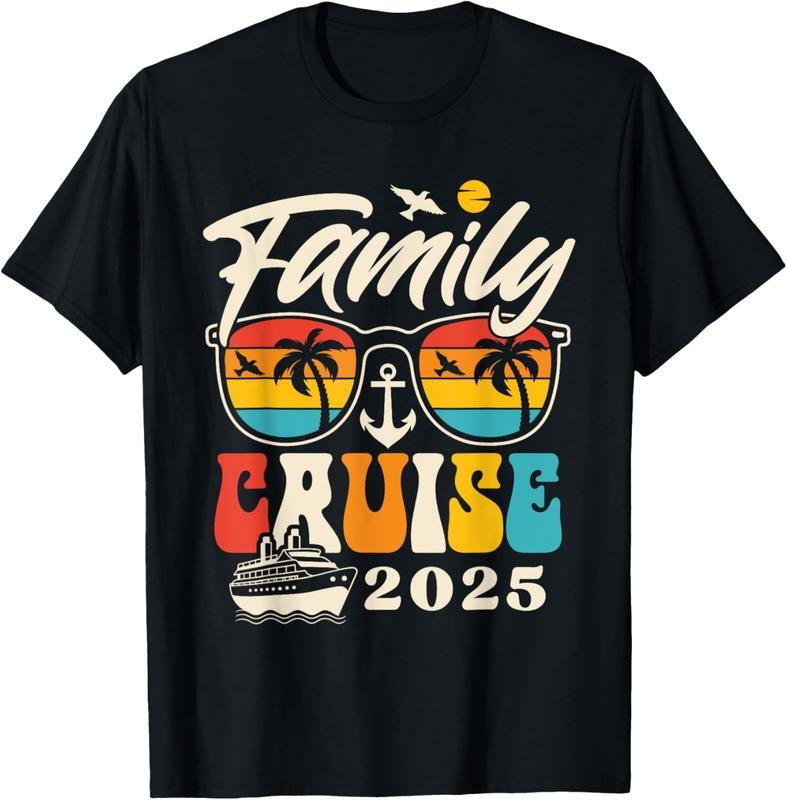 100% Cotton Family Cruise 2025 Vacation Trip Crew Family Matching Group T-Shirts, Hoodie, Sweatshirt