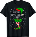 100% Cotton Family Matching Women Girls I'm The Hot Mama Elf Christmas T-Shirt Hoodie, Sweatshirt | GrindPrints.com