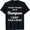 [100% Cotton]Family Surname Thompson Funny Reunion Last Name Tag T-Shirt Hoodie, Sweatshirt | GrindPrints.com