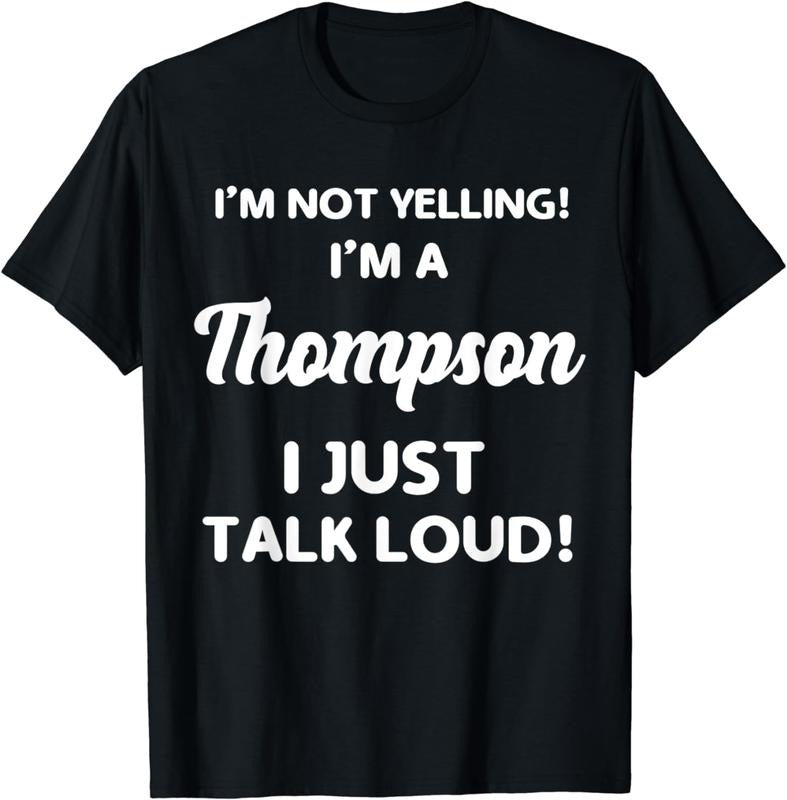 [100% Cotton]Family Surname Thompson Funny Reunion Last Name Tag T-Shirt Hoodie, Sweatshirt | GrindPrints.com