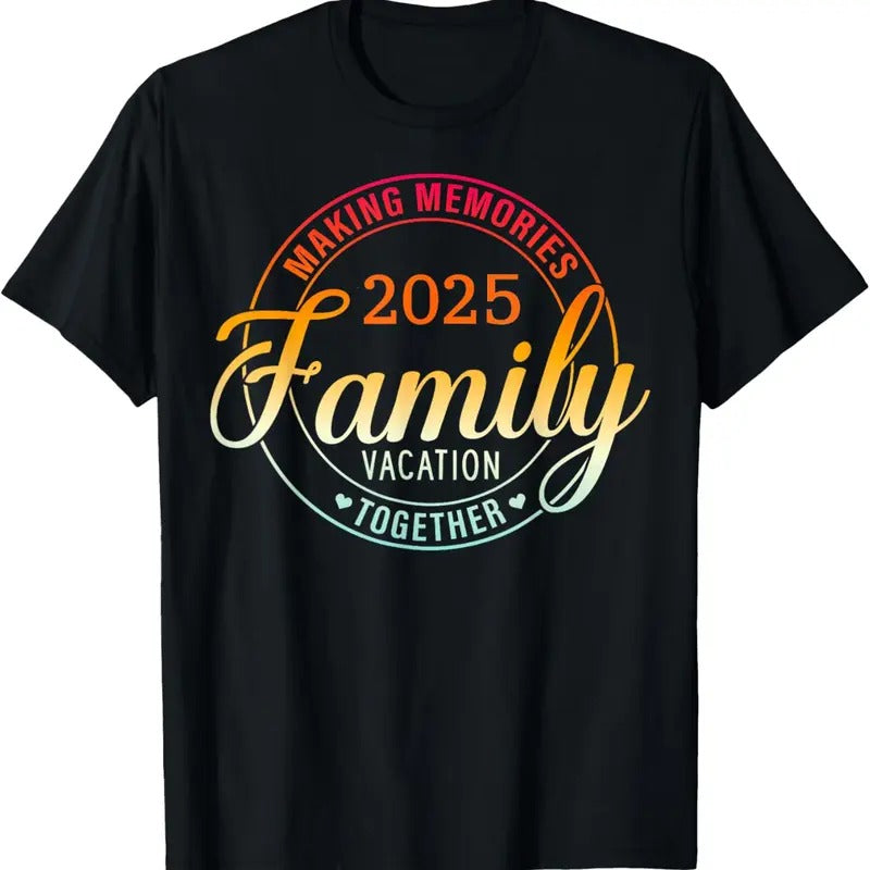 100% Cotton Family Vacation 2025 Family Matching Summer Vacation T-Shirts, Hoodie, Sweatshirt