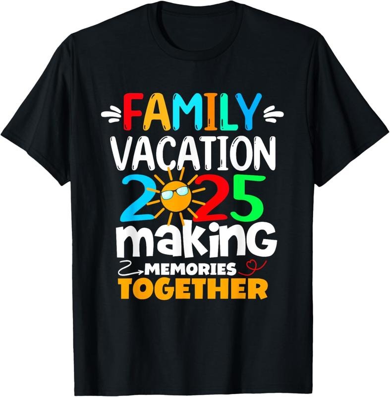 100% Cotton Family Vacation 2025 Funny Trip Making Memories Matching T-Shirts, Hoodie, Sweatshirt