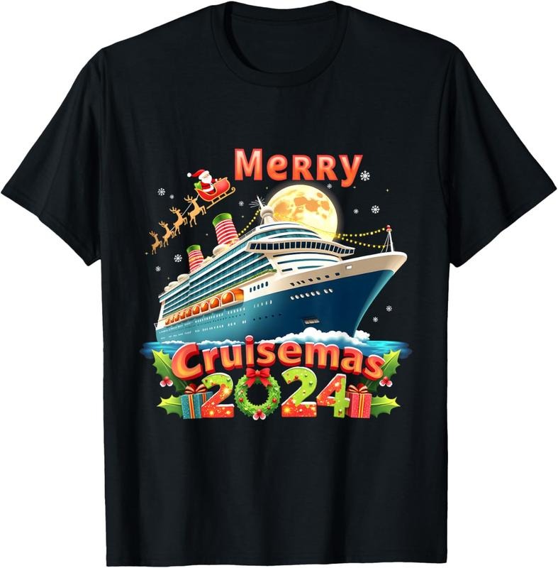 100% Cotton Family Vacation Matching Cruise Lovers Merry Cruisemas 2024 T-Shirt Hoodie, Sweatshirt | GrindPrints.com