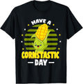 100% Cotton Farming Corn  Corn Cob Have A Corntastic Day T-Shirt Hoodie, Sweatshirt | GrindPrints.com