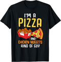 100% Cotton Fast Food Pizza Lover Foodie Men Boys Funny Chicken Nuggets T-Shirt Hoodie, Sweatshirt | GrindPrints.com