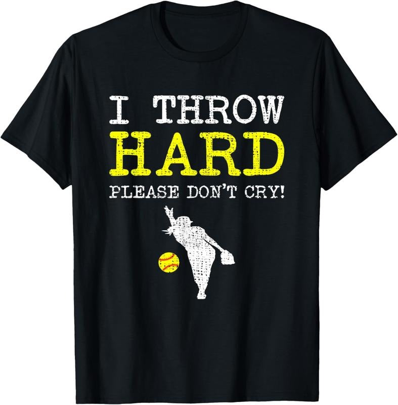 100% Cotton Fastpitch Softball Pitcher Funny T-Shirt Hoodie, Sweatshirt | GrindPrints.com