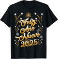 100% Cotton Feliz año nuevo 2025 Happy New Year Spanish Mexican Latin T-Shirt Hoodie, Sweatshirt | GrindPrints.com
