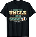 100% Cotton First Time Uncle 2025 Loading T-Shirts, Hoodie, Sweatshirt