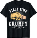 100% Cotton First Time Grumpy Est 2025 Soon Be Grumpy T-Shirts, Hoodie, Sweatshirt