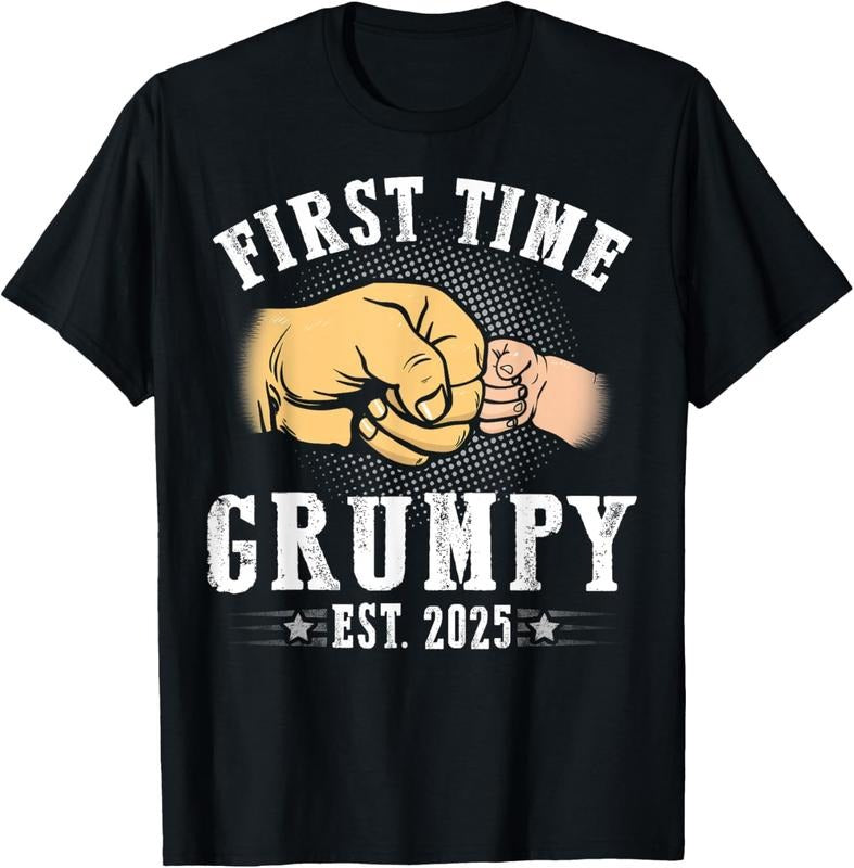100% Cotton First Time Grumpy Est 2025 Soon Be Grumpy T-Shirts, Hoodie, Sweatshirt