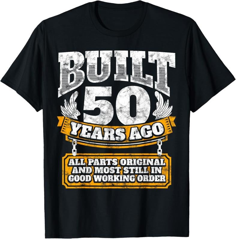 100% Cotton Funny 50th Birthday B-Day Gift Saying Age 50 Year Joke T-Shirt Hoodie, Sweatshirt | GrindPrints.com