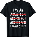 100% Cotton Funny Architect Art Men Women Future Architecture Pun Lovers T-Shirt Hoodie, Sweatshirt | GrindPrints.com