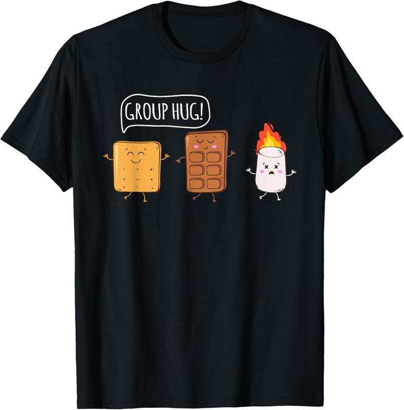 100% Cotton Funny Camping Roasting Bonfire Adventure T-Shirt Hoodie, Sweatshirt | GrindPrints.com