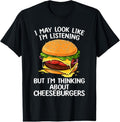 100% Cotton Funny Cheeseburger Design For Men Women  Burger Lovers T-Shirt Hoodie, Sweatshirt | GrindPrints.com