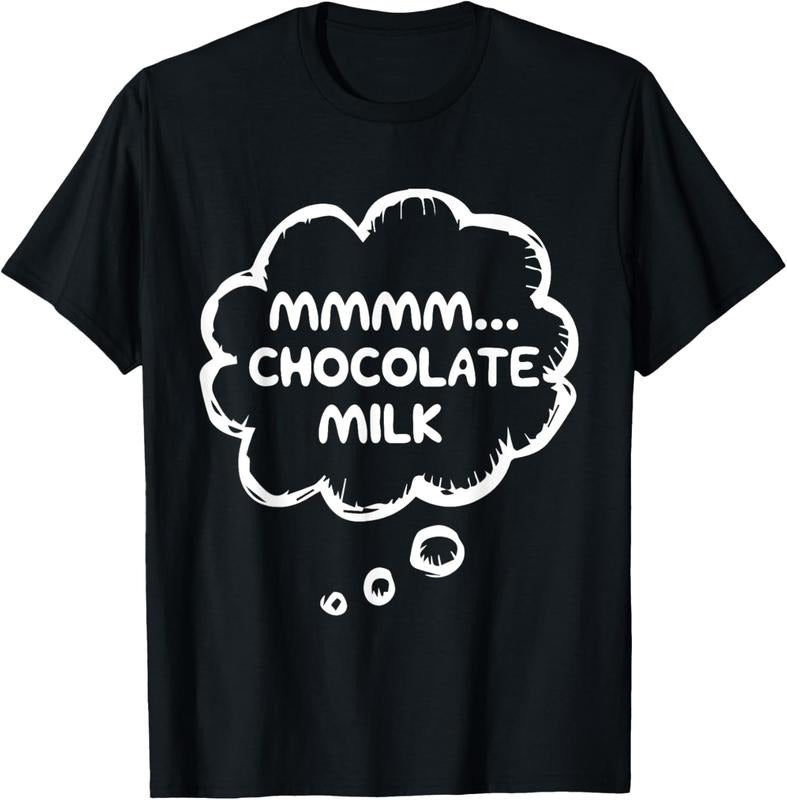 100% Cotton Funny Chocolate Milk Lovers Shirt | mmmm... Chocolate Milk T-Shirt Hoodie, Sweatshirt | GrindPrints.com