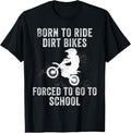 100% Cotton Funny Dirt Bike Art For Boys Girls Motocross Dirt Bike Rider T-Shirt Hoodie, Sweatshirt | GrindPrints.com