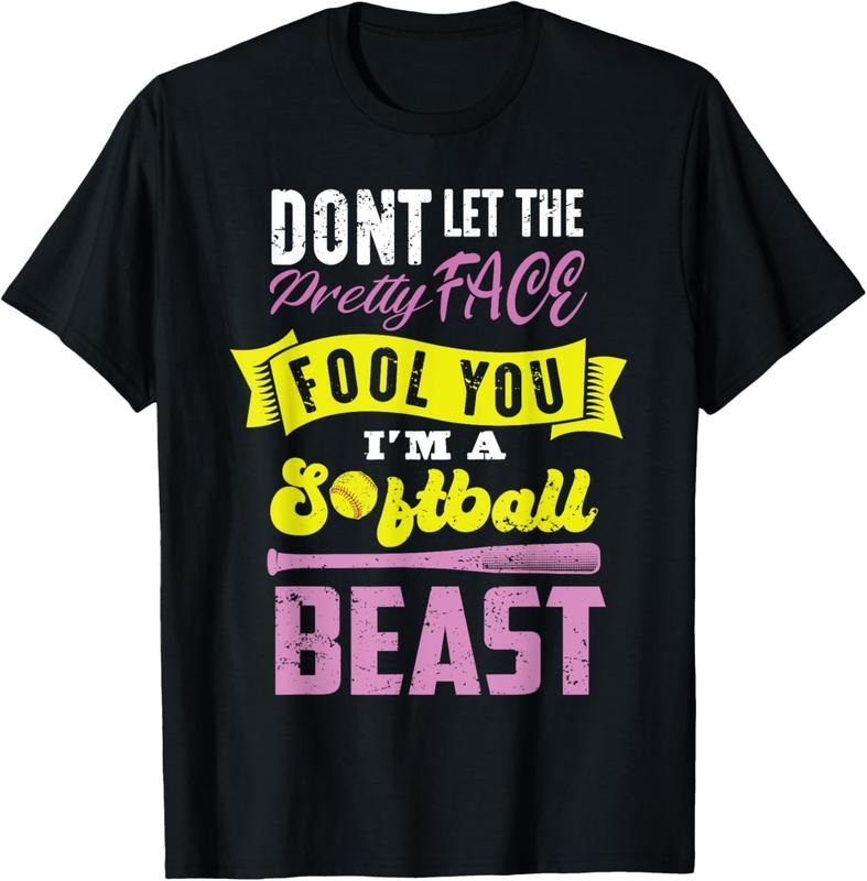 100% Cotton Funny Fastpitch Girls Catcher Softball Game Gift Women  T-Shirt Hoodie, Sweatshirt | GrindPrints.com