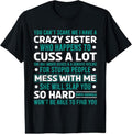 100% Cotton Funny Gift for Brother From Awesome Sister Birthday T-Shirt Hoodie, Sweatshirt | GrindPrints.com
