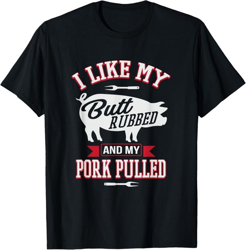 100% Cotton Funny Grilling BBQ T-Shirt Pork Rub BBQ Lover Gifts T-Shirt Hoodie, Sweatshirt | GrindPrints.com
