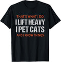 100% Cotton Funny Gym Workout Weightlifting Cat Animal Themed Saying T-Shirt Hoodie, Sweatshirt | GrindPrints.com