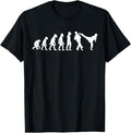 100% Cotton Funny Human Taekwondo Fighter Evolution Korean Sparring T-Shirt Hoodie, Sweatshirt | GrindPrints.com