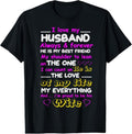 100% Cotton Funny I Love My Husband Forever Tshirt T-Shirt Hoodie, Sweatshirt | GrindPrints.com