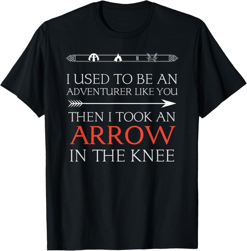 100% Cotton Funny I Used To Be An Adventurer Like You T-Shirt T-Shirt Hoodie, Sweatshirt | GrindPrints.com