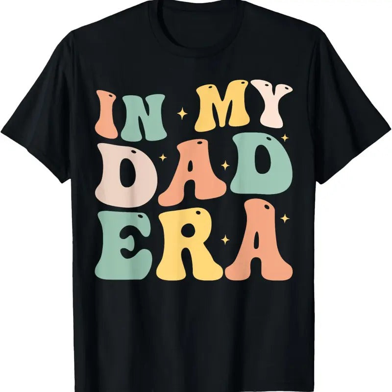 100% Cotton Funny In My Dad Era Lover Groovy Retro Daddy Fathers Day T-Shirt Hoodie, Sweatshirt | GrindPrints.com