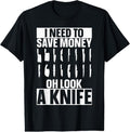 100% Cotton Funny Knife Collector Art For Men Women Pocket Knife Lover T-Shirt Hoodie, Sweatshirt | GrindPrints.com