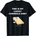 100% Cotton Funny Lucky Cornhole Corn Hole Xmas T-Shirts, Hoodie, Sweatshirt