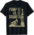 100% Cotton Funny Oil Field Art For Men Women Oilfield Plant Pump Lovers T-Shirt Hoodie, Sweatshirt | GrindPrints.com