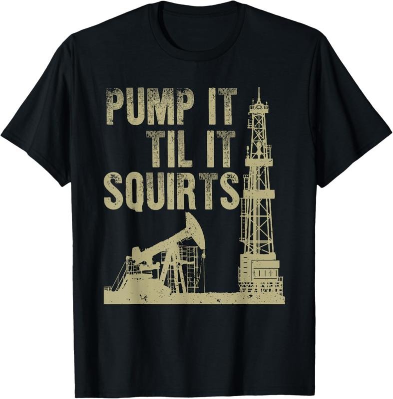 100% Cotton Funny Oil Field Art For Men Women Oilfield Plant Pump Lovers T-Shirt Hoodie, Sweatshirt | GrindPrints.com