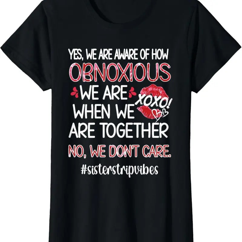 100% Cotton Funny Sisters Trip Vacation Travel Sisters Weekend T-Shirt Hoodie, Sweatshirt | GrindPrints.com