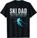 100% Cotton Funny Ski Dad Shirt - Skier Tshirt for Men T-Shirt Hoodie, Sweatshirt | GrindPrints.com