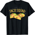 100% Cotton Funny Taco Squad Cute Mexican Food Lover T-Shirts, Hoodie, Sweatshirt