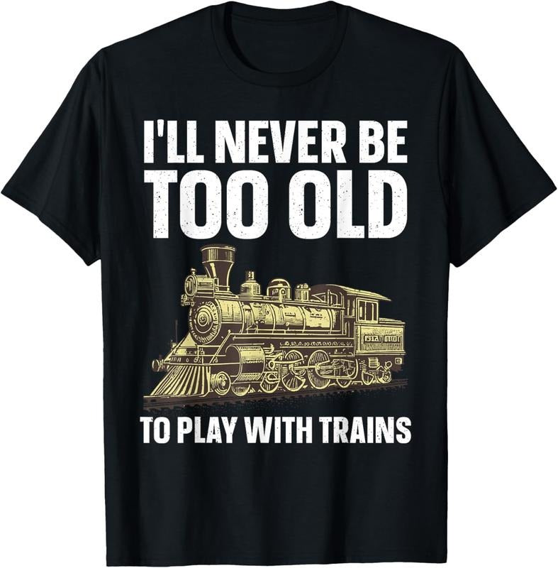 100% Cotton Funny Train Art For Men Women Railroad Model Train Lover T-Shirt Hoodie, Sweatshirt | GrindPrints.com