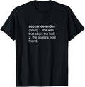 100% Cotton Funny Word Definition Soccer Defense Vocabulary Word T-Shirts, Hoodie, Sweatshirt