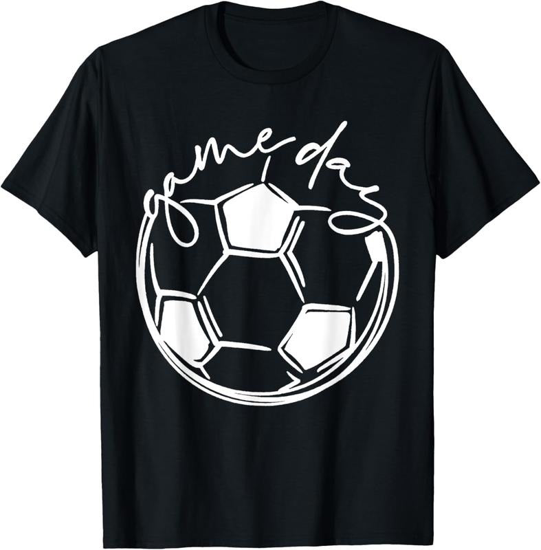 100% Cotton Game Day Shirt, Sports Parent Shirt, Soccer Mom Shirt T-Shirt Hoodie, Sweatshirt | GrindPrints.com