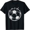 100% Cotton Game Day Soccer Ball Sports Men Women  Gifts T-Shirt Hoodie, Sweatshirt | GrindPrints.com