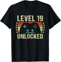 100% Cotton Gaming Vintage 19th Birthday Gift 19 Year Old Boy Girl Gamer T-Shirt Hoodie, Sweatshirt | GrindPrints.com
